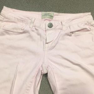 Aeropostale light pink ashely ultra skinny jeans